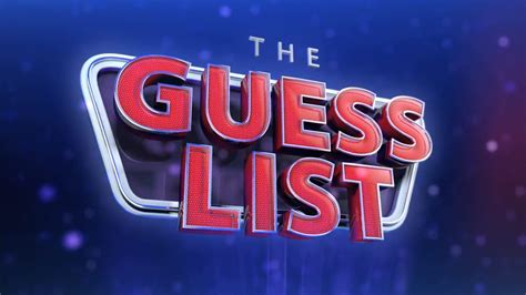 guess list|guess log in.